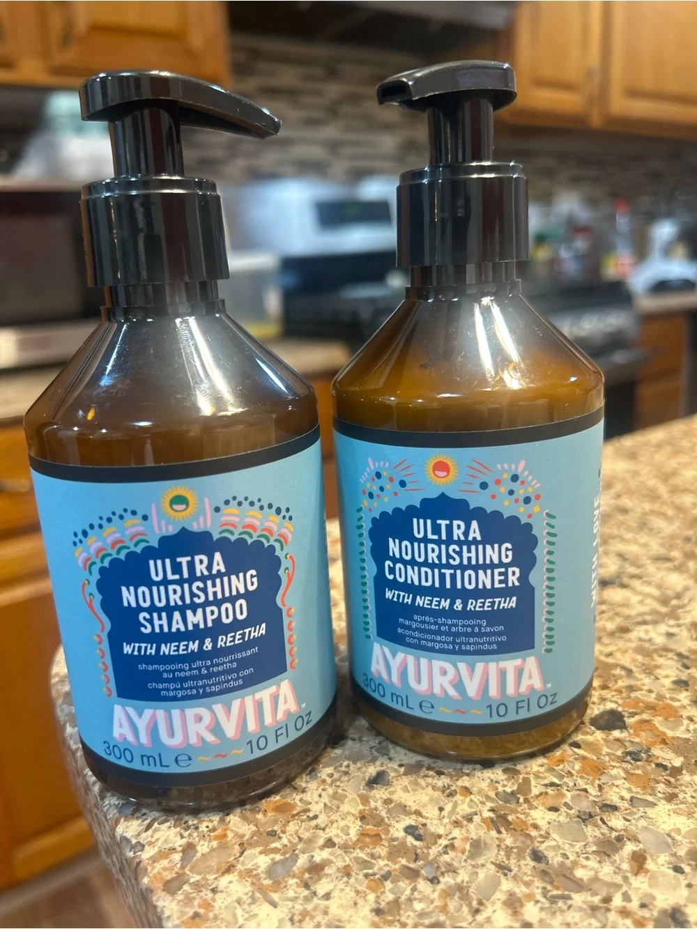 Ayurvita Ultra Nourishing Shampoo & Conditioner Set - Blue